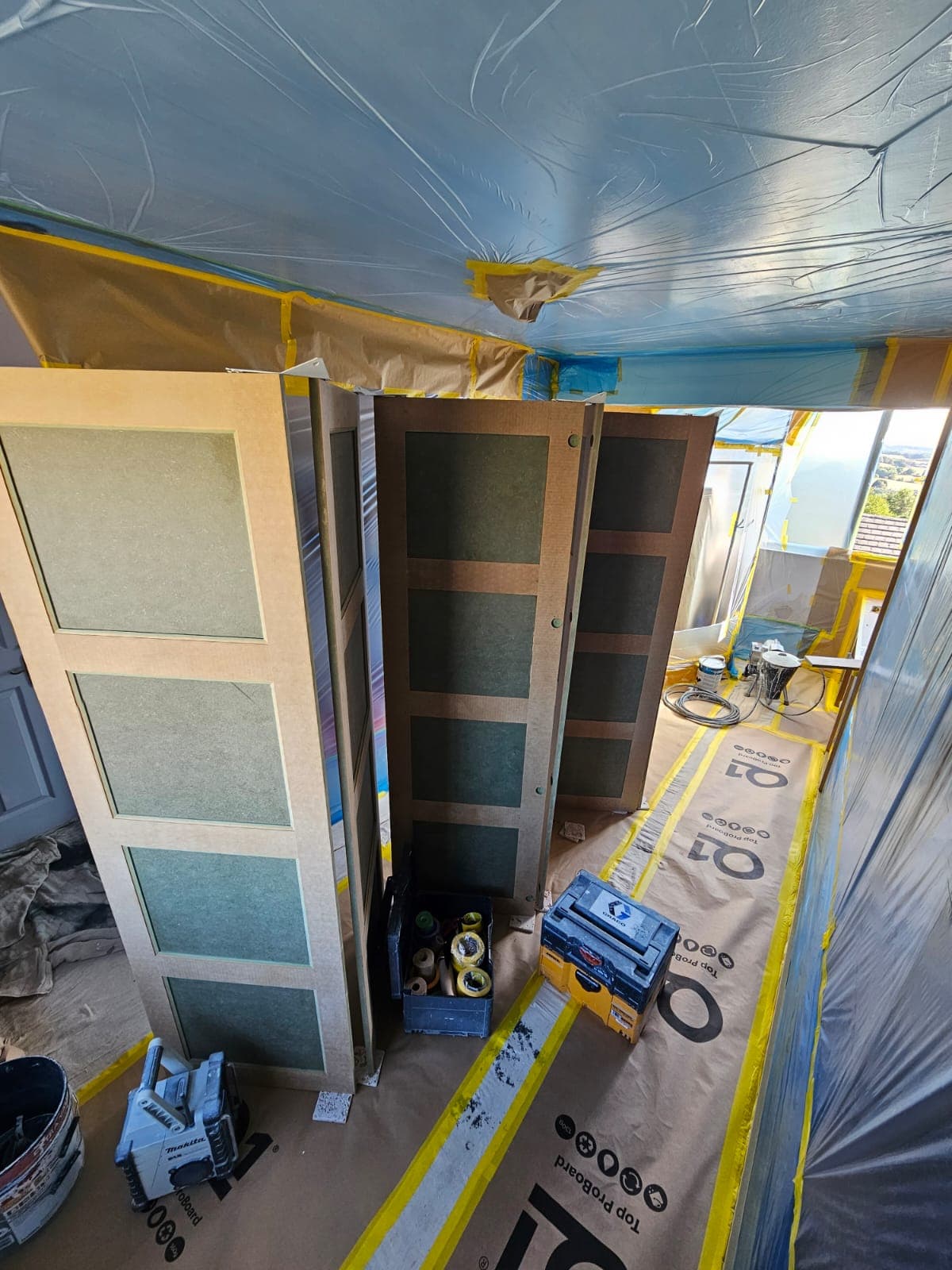 Fitted Furniture — In Progress — PHE Decorating Sheffield project photo