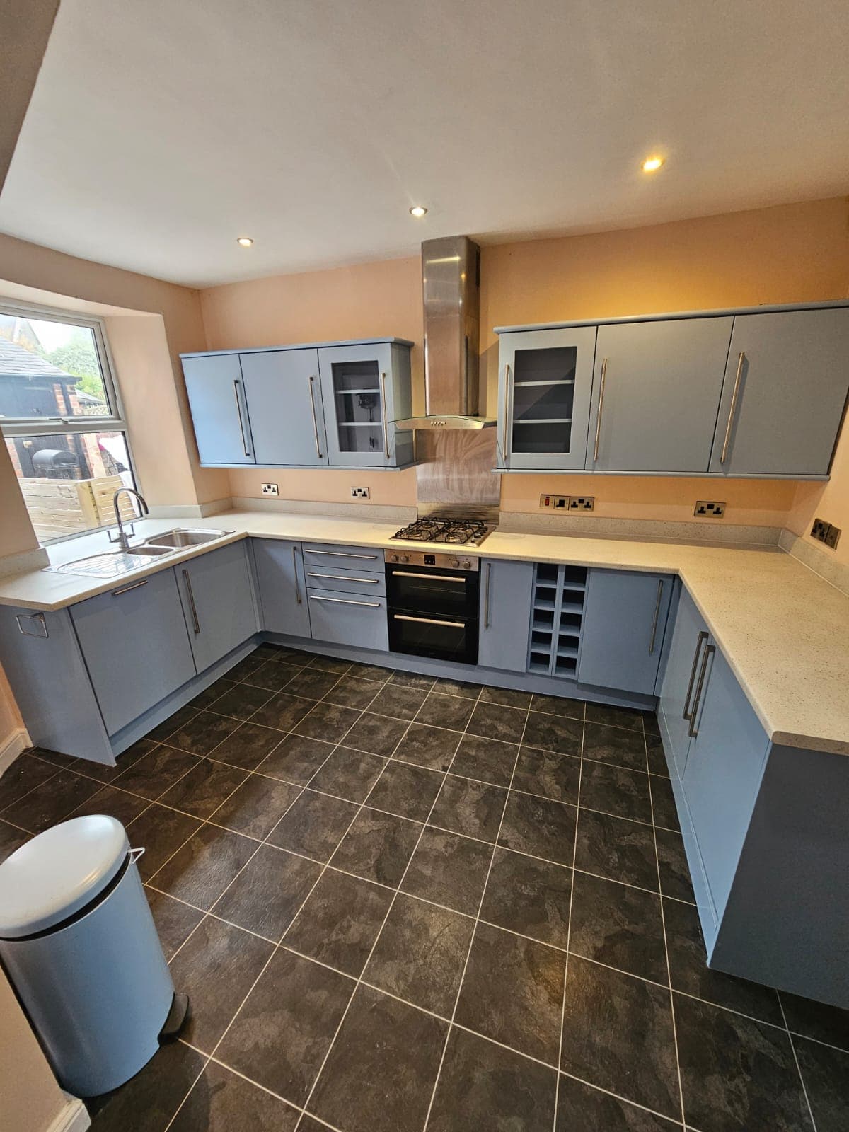 Kitchen and Worktop Respray — Finished View — PHE Decorating Sheffield project photo