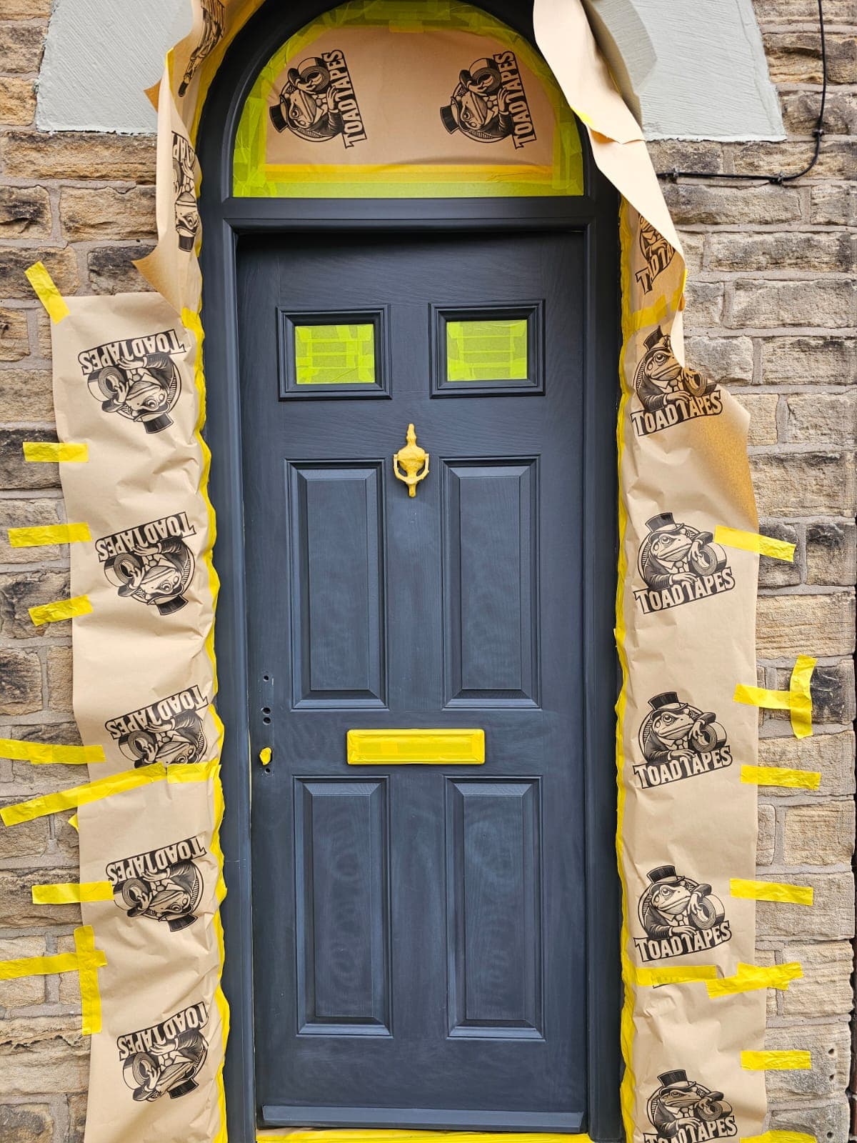 Client-supplied view 6 of recent UPVC door spraying work by PHE Decorating