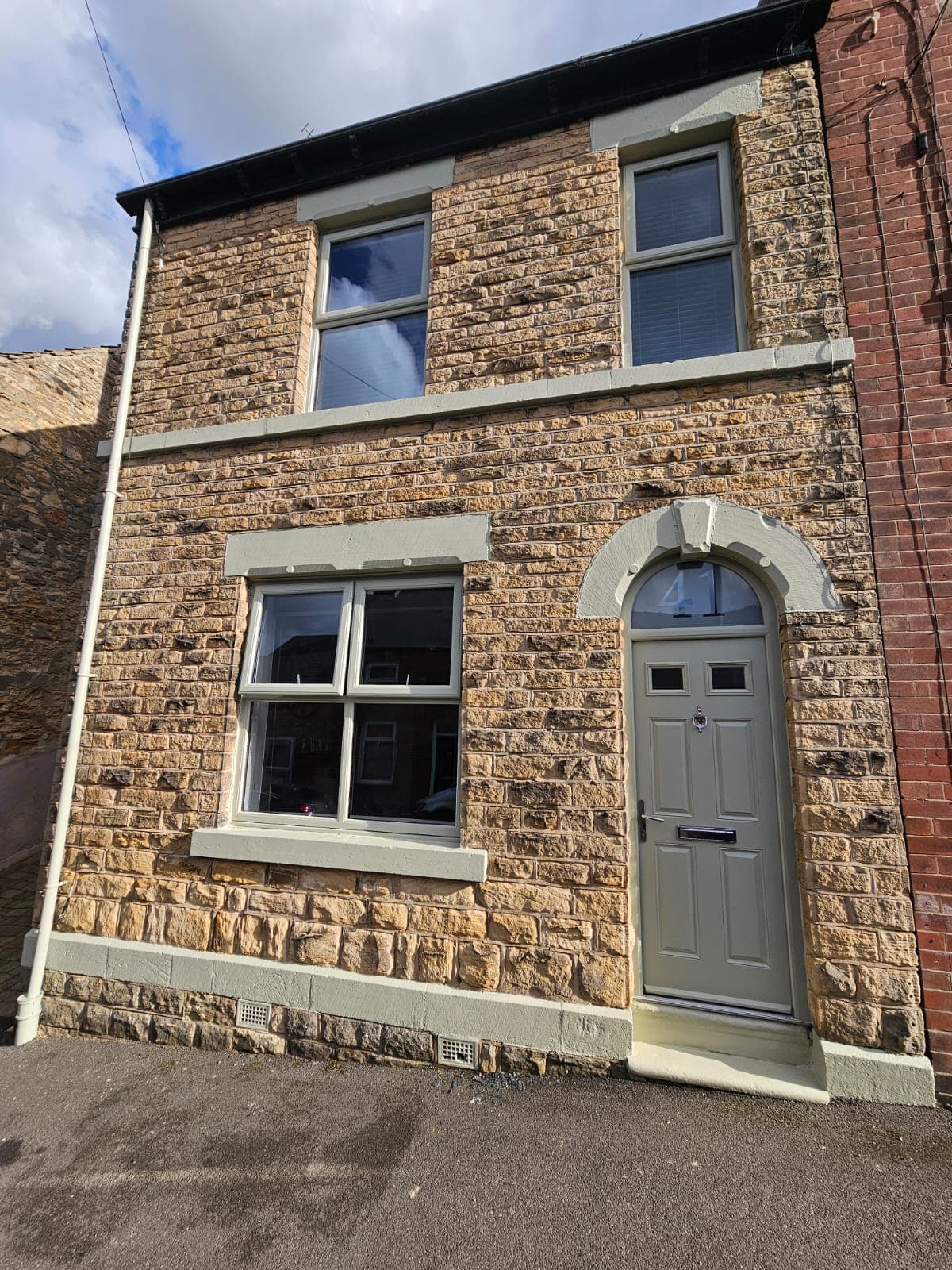 Client-supplied view 18 of recent UPVC window spraying work by PHE Decorating